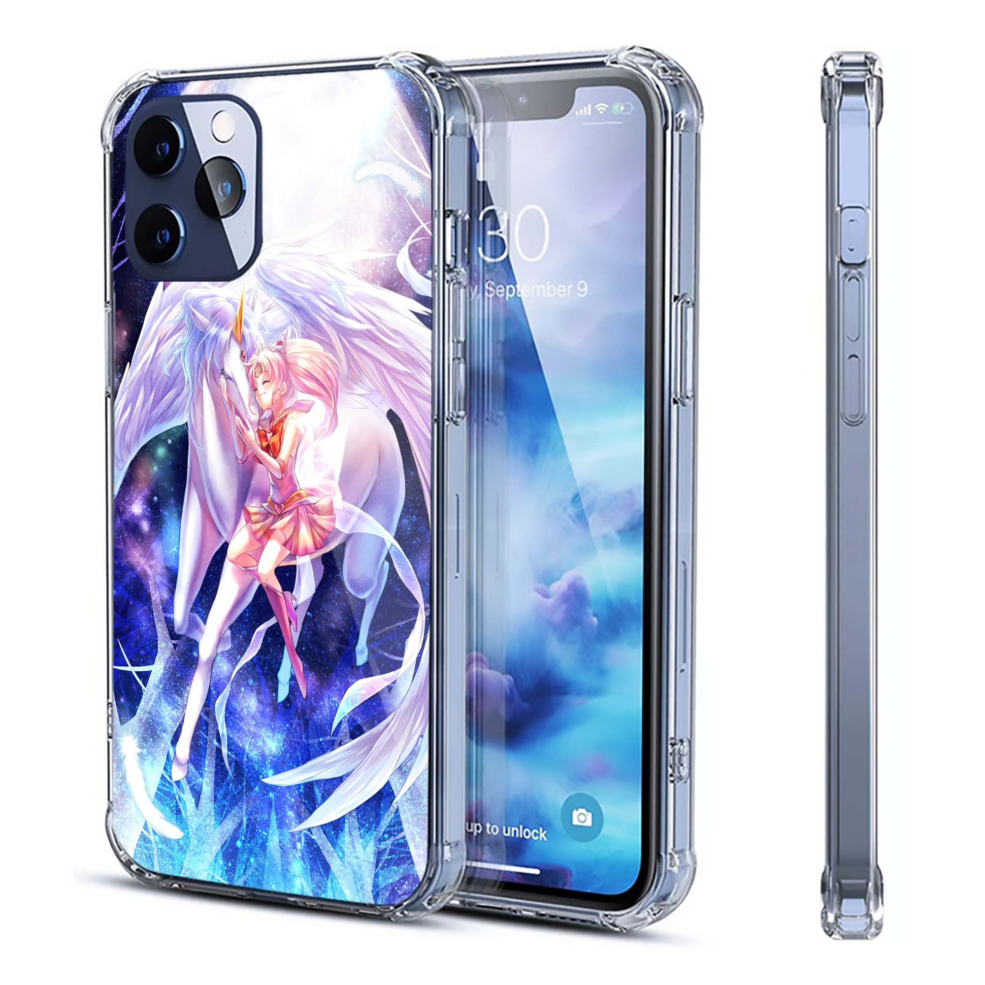 （画像用） 美少女戦士セーラームーン Sailor Moon 【iPhone 12シリーズ対応】透明スマホケース（クリアソフトケース）